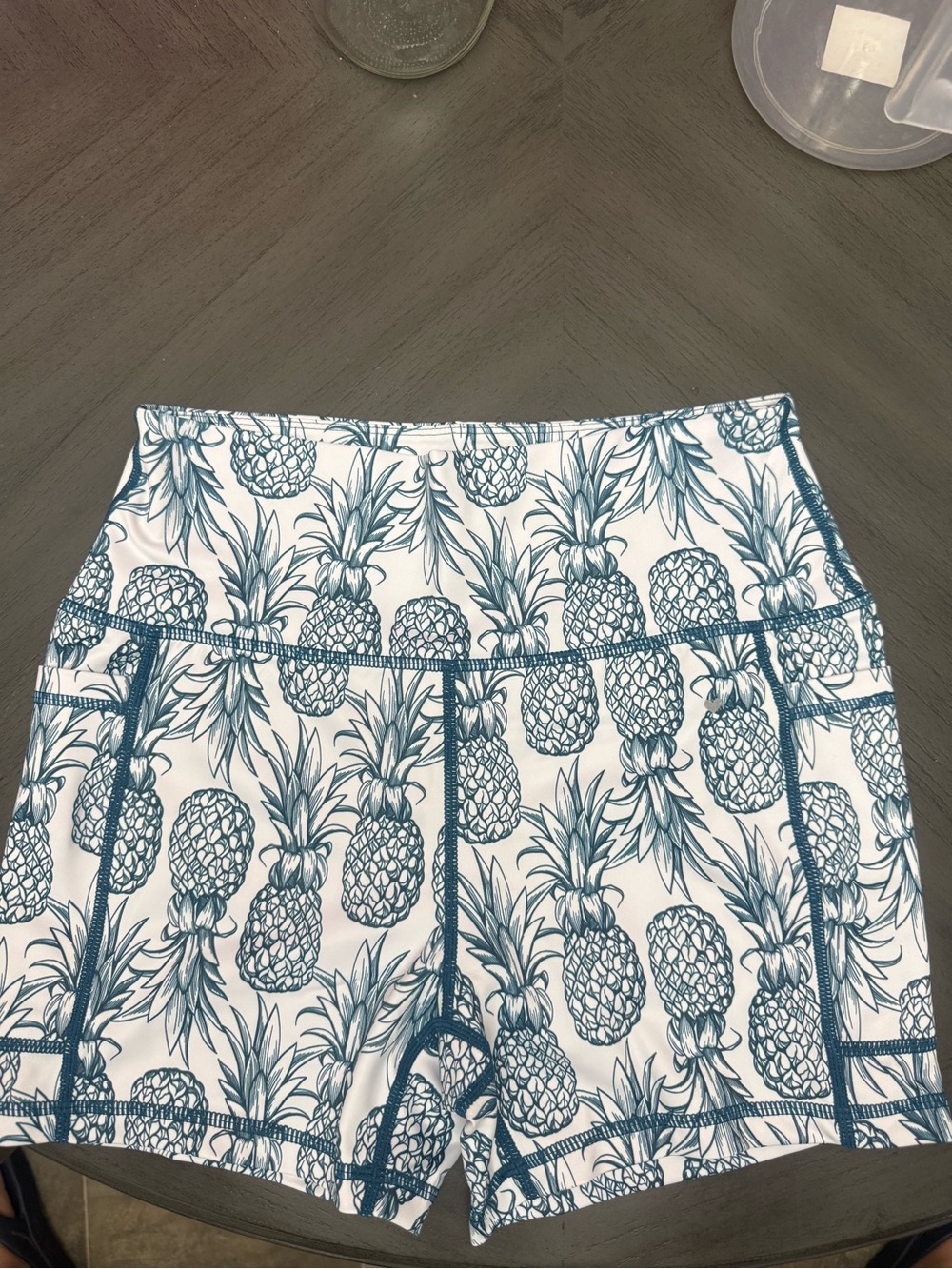 Love Fitness Pineapple Shorts with pockets